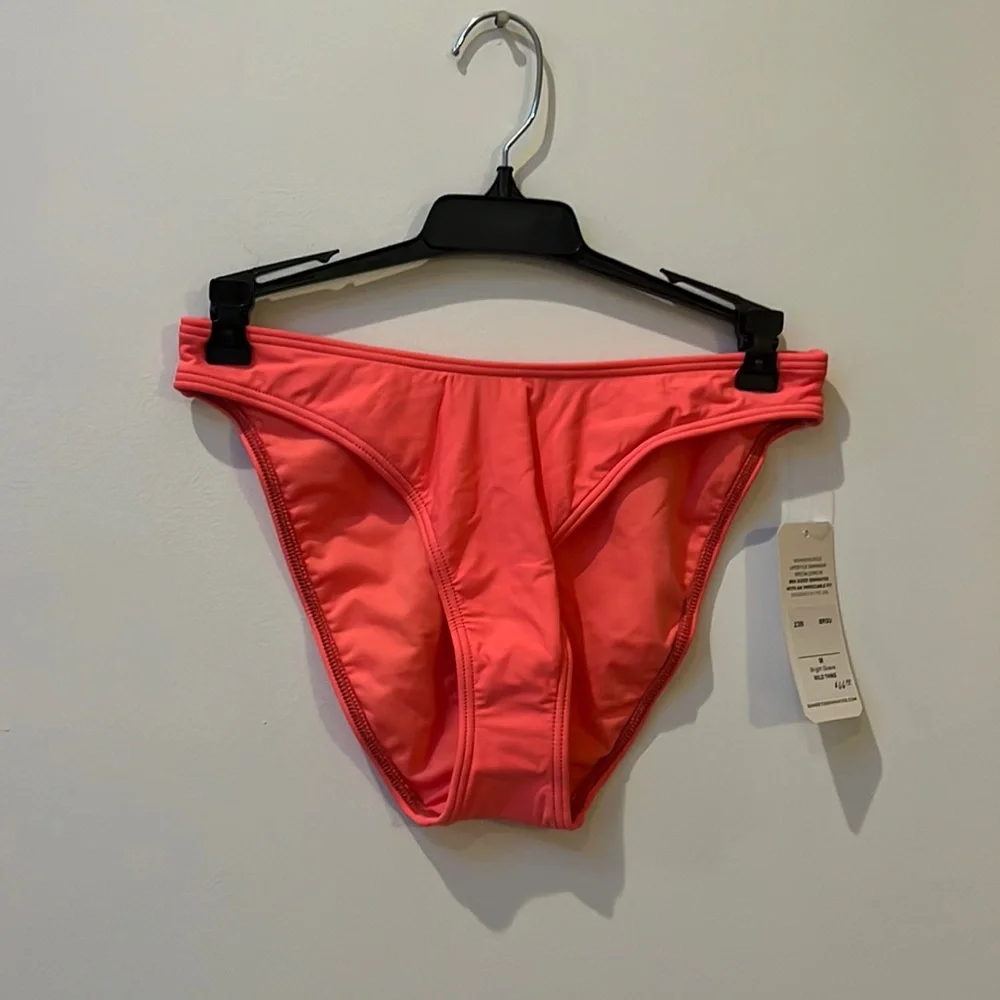 Sunsets California Bright Guava Wild Thing Bikini Bottom,Medium,NWT - Picture 1 of 10
